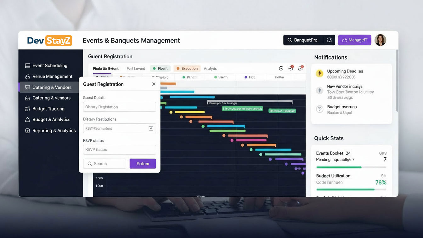 events banquets management